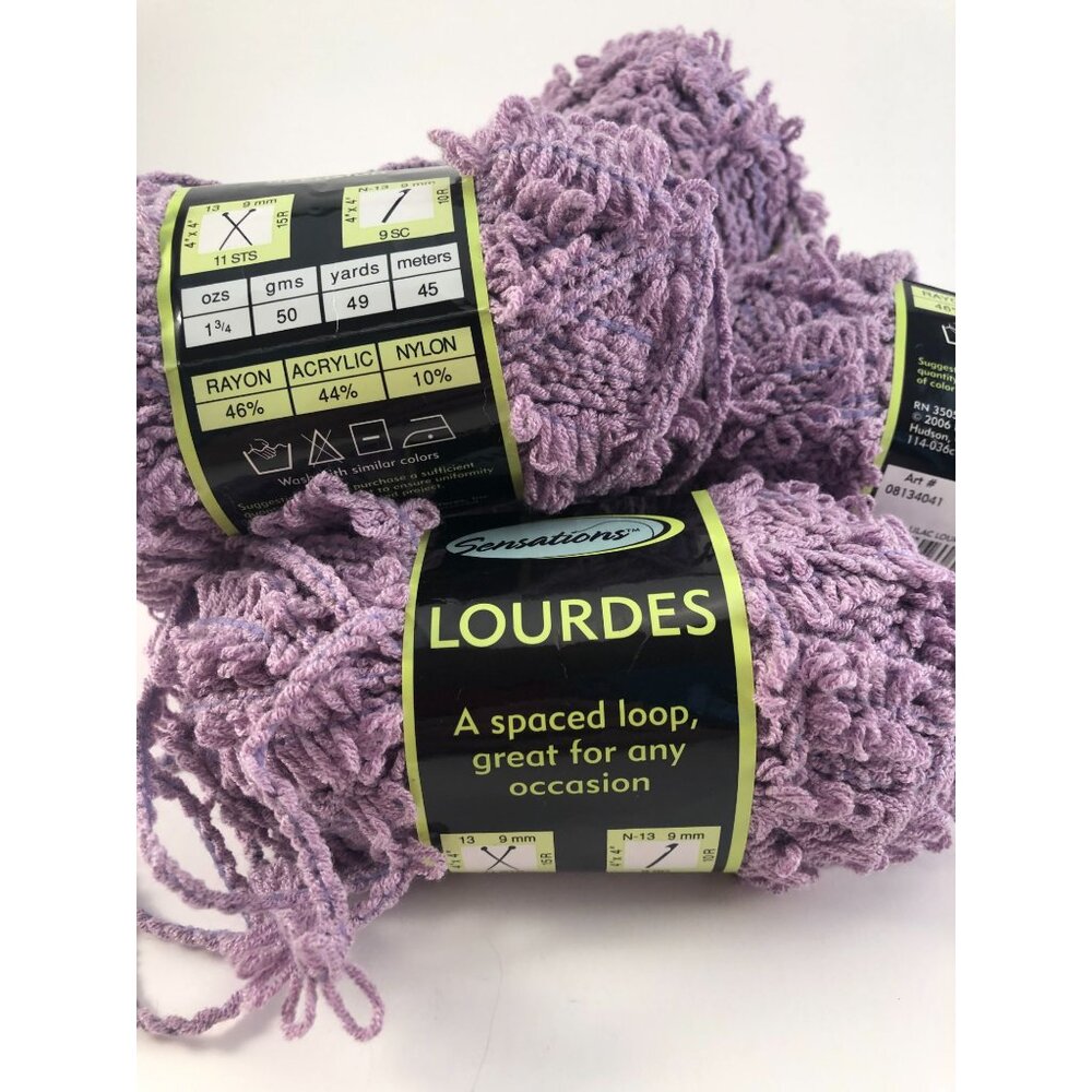 LOT of 5 Skeins: Sensations LOURDES.